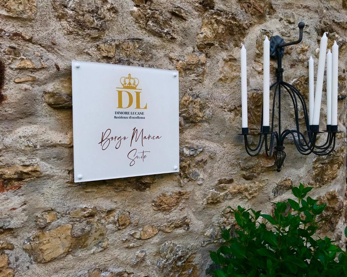Borgo Manca Suite Sasso di Castalda Eksteriør billede